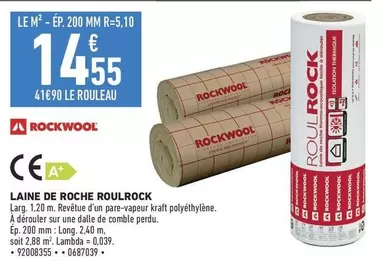 Kraft - Rockwool - Laine De Roche Roulrock