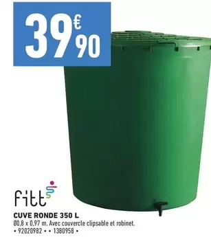 Cuve Ronde 350 L