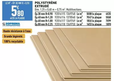 Dim - Polystyrène Extrude