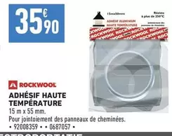 rockwool - adhesif haute température