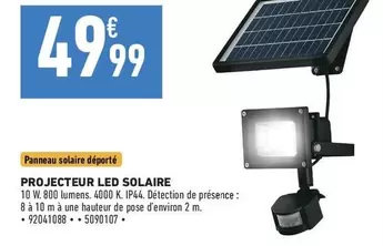 Pro-jecteur Led Solaire