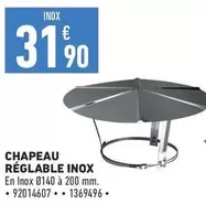 Chapeau Reglable Inox