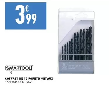 Smartool - Coffret De 12 Forets Métaux