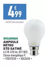 Sylvania - Ampoule Retro Std Satine