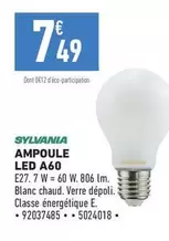 Sylvania - Ampoule Led A60