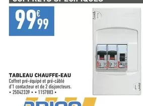 Tableau Chauffe-eau