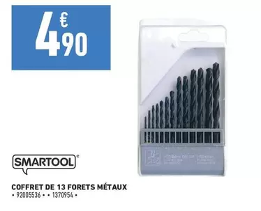 Smartool - Coffret De 13 Forets Métaux