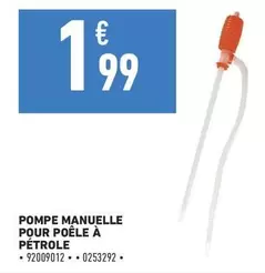 Pompe Manuelle Pour Poele A Petrole