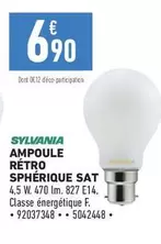 Sylvania - Ampoule Rétro Sphérique Sat