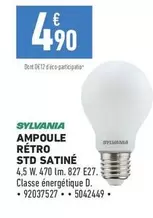 Sylvania - Ampoule Rétro Std Satiné