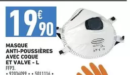 Masque Anti-poussieres Avec Coque Et Valve