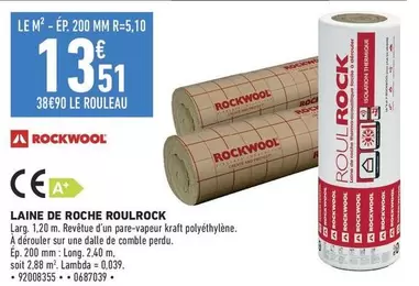 Kraft - Rockwool - Laine De Roche Roulrock