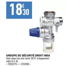 Groupe De Securite Droit Inox