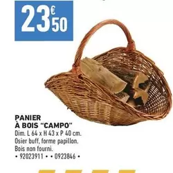 Dim - Panier À Bois "campo"