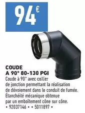 Coude A 90° 80-130 Pgi