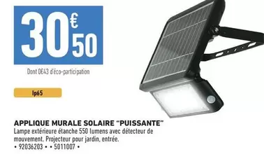 Applique Murale Solaire "puissante"