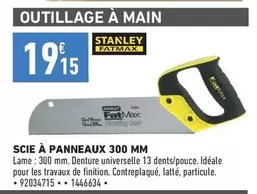 Stanley - Scie À Panneaux 300 Mm