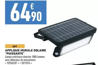 Applique Murale Solaire "puissante"