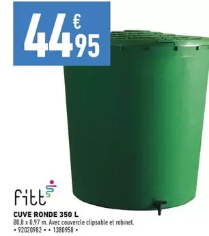 Cuve Ronde 350 L