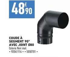 Coude A Segment 90 Avec Joint 080