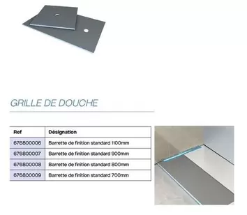 Wedi - Grille De Douche offre sur Yesss Electrique