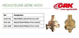 Réducteurs Serie 4000 offre sur Yesss Electrique