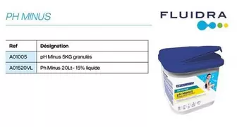 Fluidra - Ph Minus offre sur Yesss Electrique