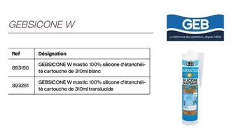 Geb - Gebsicone W offre sur Yesss Electrique