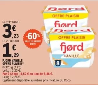 Fjord - Alimentation