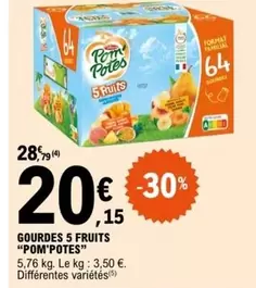 Pom'potes - Alimentation