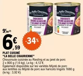 La Belle Chaurienne - Alimentation