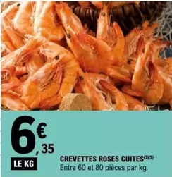 Crevettes Cuites