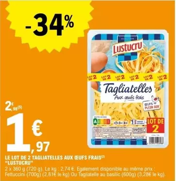 Lustucru - Tagliatelles