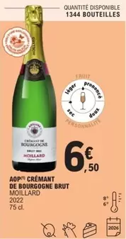 Moillard - Aop Crémant De Bourgogne Brut