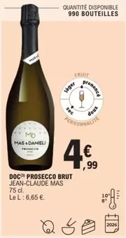 Brut - Jean-claude Mas - Prosecco