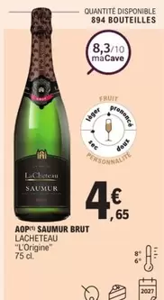 Brut - Lacheteau - Saumur