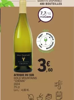 Afrique Du Sud Gold Mountains "chenin"