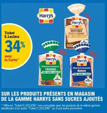 Harry's - Découverte des Produits en Magasin de la Gamme : Promotions et Caractéristiques