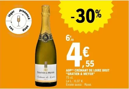 Brut - Gratien & Meyer - Aop Cremant De Loire