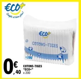 Eco+ - Cotons-tiges