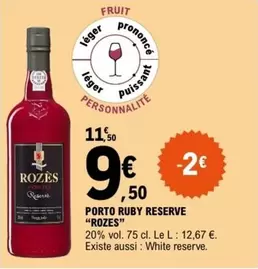 Rozès - Rozes - Porto Ruby Reserve