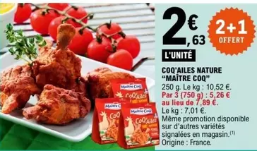 Maître Coq - Coq'ailes Nature