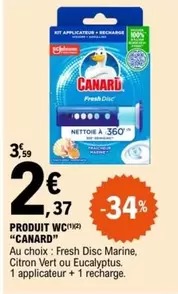 Canard - Produit Wc