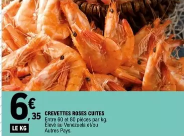 Crevettes Roses Cuites