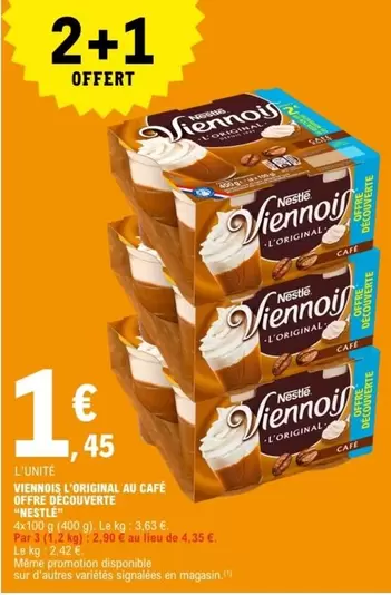 Nestlé - Viernesto L'original Au Café