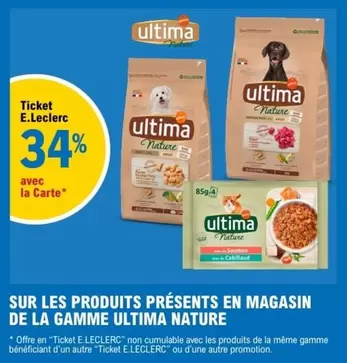 Ultima Nature : Découvrez les Produits en Magasin - Promotions et Caractéristiques