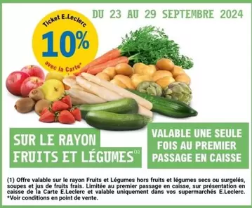 E.Leclerc - Sur Le Rayon Fruits Et Légumes