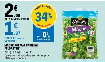 Florette - Mâche Format Familial