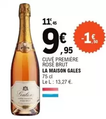 Brut - La Maison Gales - Cuvé Premiere Rose