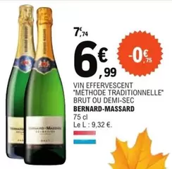 Brut Demi-sec - Bernard-Massard, Vin Effervescent Méthode Traditionnelle